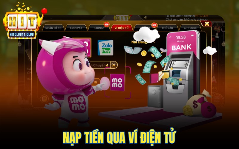 Nạp tiền HitClub qua ví điện tử
