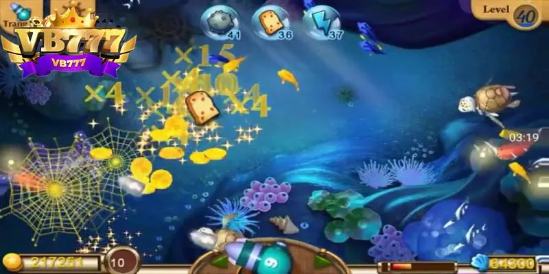 Tận dụng chiến thuật bắn cá linh hoạt để dễ dàng tiêu diệt những tất cả các loài cá